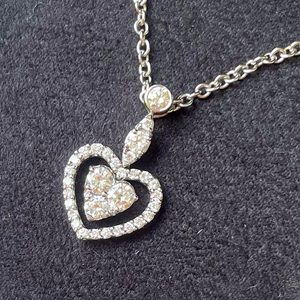 diamond  heart necklace